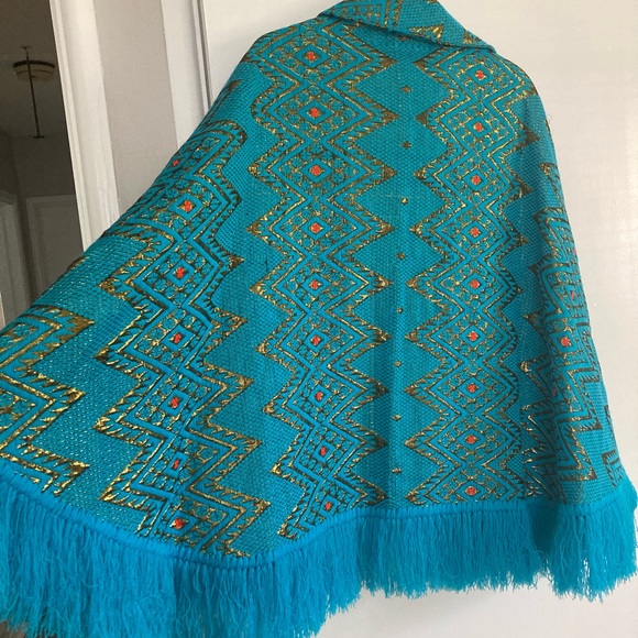 Beautifully Handmade Vibrant Cape - Picture 2 of 5